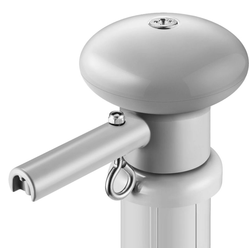 Drehkopf mit Standard-Mastabdeckung Linse grau Drehkopf mit Standard-Mastabdeckung Linse grau